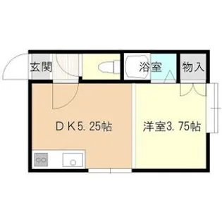 サンライン元町【105号室】の間取り