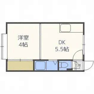 セレクト元町【2号室】の間取り