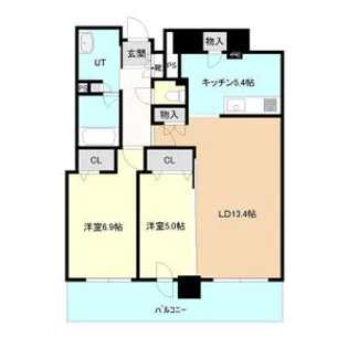 プレミスト札幌ターミナルタワー1702号室【17階】の間取り