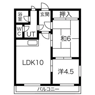 エクセレンス前田【3階】の間取り