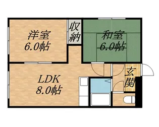 ラフォーレ41【4階】の間取り