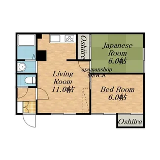 アベニューレジデンスⅡ【102号室】の間取り