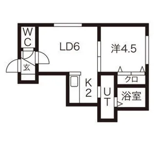 サクシードN33E5【3階】の間取り