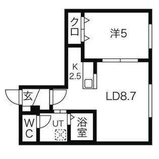 リージェントS札幌【401号室】の間取り