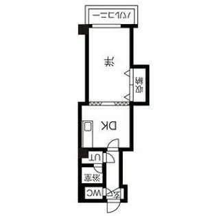 N28ーBLD【406号室】の間取り