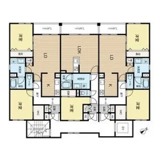 LAPEACE菊水(ラピス菊水)【3階】の間取り
