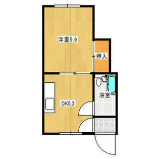 エムクレスト【103号室】の間取り