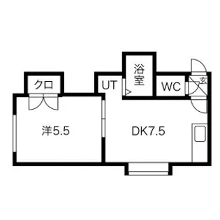 カーサ北7【3階】の間取り