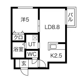 MTガーデンEAST【4階】の間取り