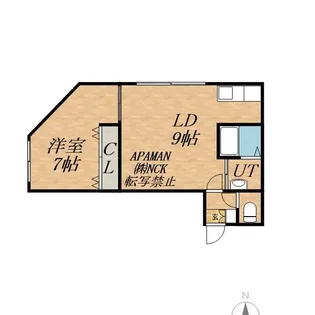 コアパレット【205号室】の間取り