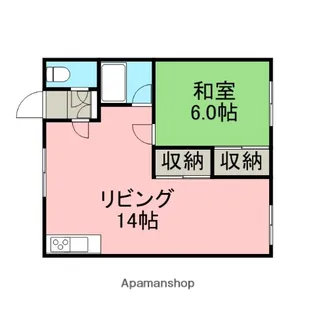 ハイツ菅原【2階】の間取り