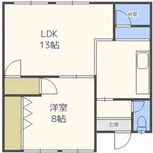 高浪ビル【2階】の間取り