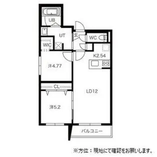 Daiya sfida Sapporo city(ダイヤ・スフィーダ札【0403号室】の間取り