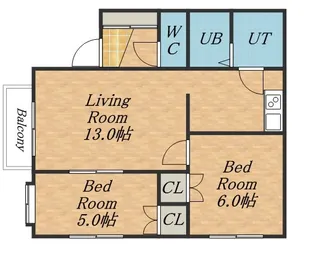 クリスタルハイツN41【401号室】の間取り