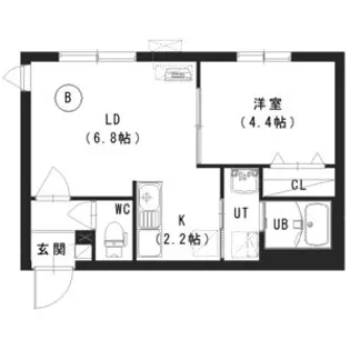 ウィン栄町【3階】の間取り
