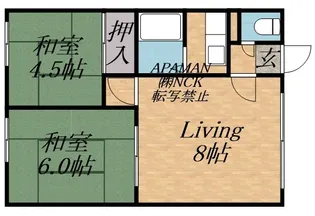 佐藤ハウス【103号室】の間取り