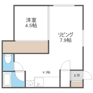 TAMURA MANSION【1階】の間取り