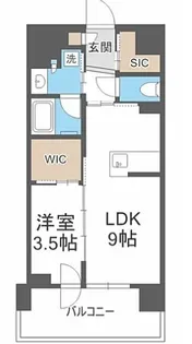 クリオ札幌グランクラス【4階】の間取り