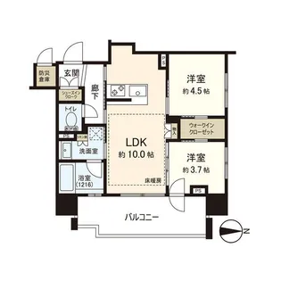 クリオ札幌グランクラス【3階】の間取り