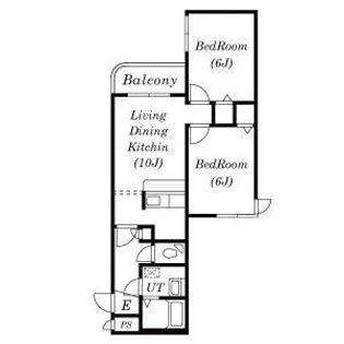 ラフィナート北18条【205号室号室】の間取り