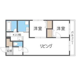 BRIGHTON COURT N20(ブライトンコートN20)【3階】の間取り
