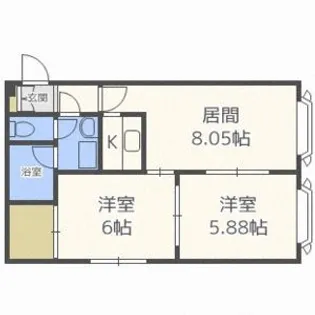 エクセル藤【1階】の間取り