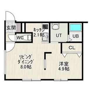 LAND SAKAEMACHI【2階】の間取り