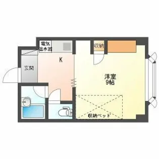 セイム・サッポロ【310号室】の間取り