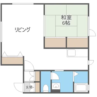 三星アパート【2階】の間取り