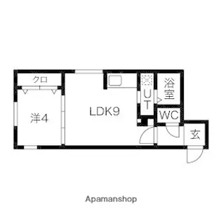 MAISON KAMUY PARK FRONT【4階】の間取り