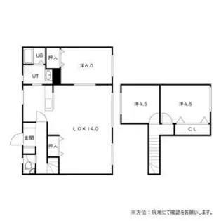 北海道札幌市北区屯田七条10丁目【一戸建】の間取り