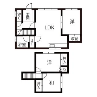 北海道札幌市北区屯田六条2丁目【一戸建】の間取り
