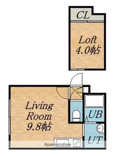 イーストコートN25【1階】の間取り