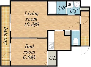 ヴァンベール【00801号室】の間取り