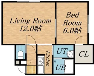 グランメゾン287【206号室】の間取り