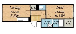 アーバン札幌【3階】の間取り