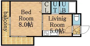 ソルテリア元町【00306号室】の間取り