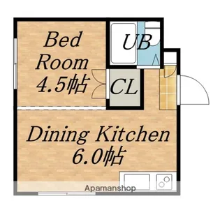 北欧しんたくビル【305号室】の間取り