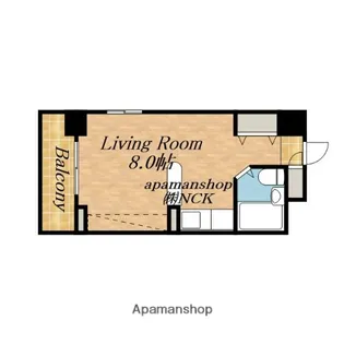 ラ・パルフェ・ド・札幌【7階】の間取り