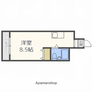 ラ・パルフェ・ド・札幌【1005号室】の間取り