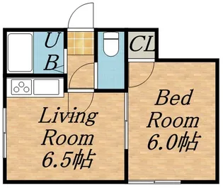 キラメック栄町3号館【203号室】の間取り
