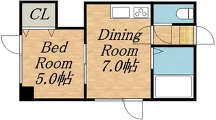パルコート光星【402号室】の間取り