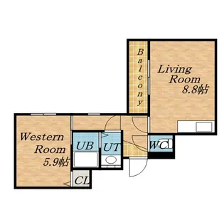 シェ・モア【3階】の間取り