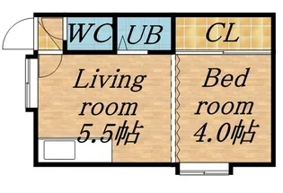 ラ・モンターニュ【10号室】の間取り