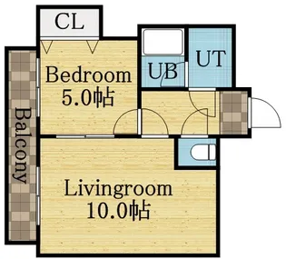 クレアール23【3階】の間取り