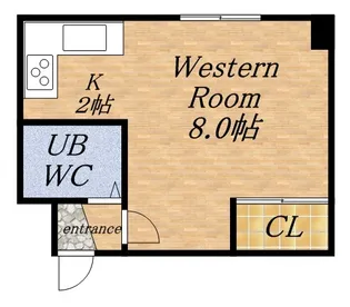 グリーンハイム【503号室】の間取り