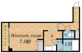 ハイム元町【3階】の間取り