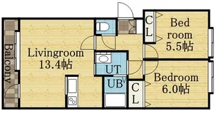 レーヴェ【2階】の間取り