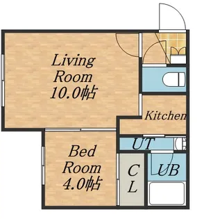 アーバンクラスタ元町Ⅱ【2階】の間取り