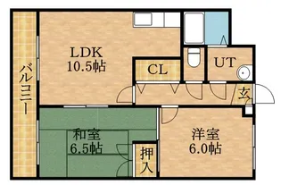 アズブライト【302号室】の間取り